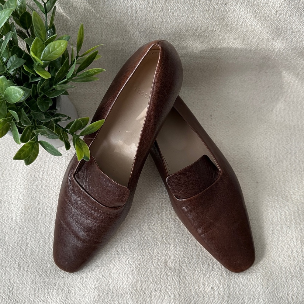 Theory - Vintage Leather Loafers